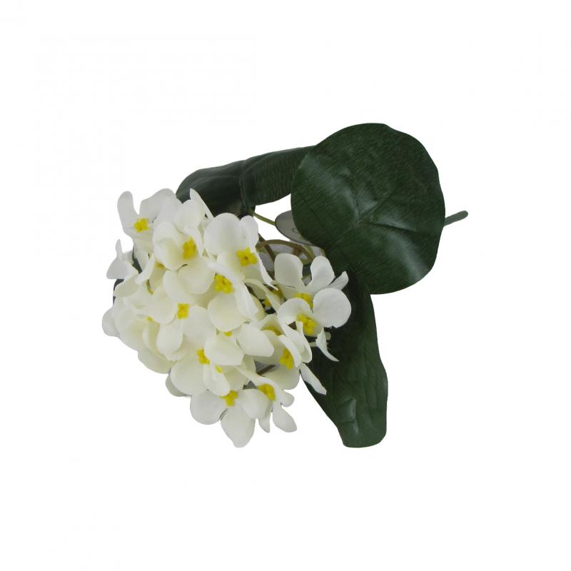 Sztuczne prymulki 20cm białe kwiaty (10 sztuk)